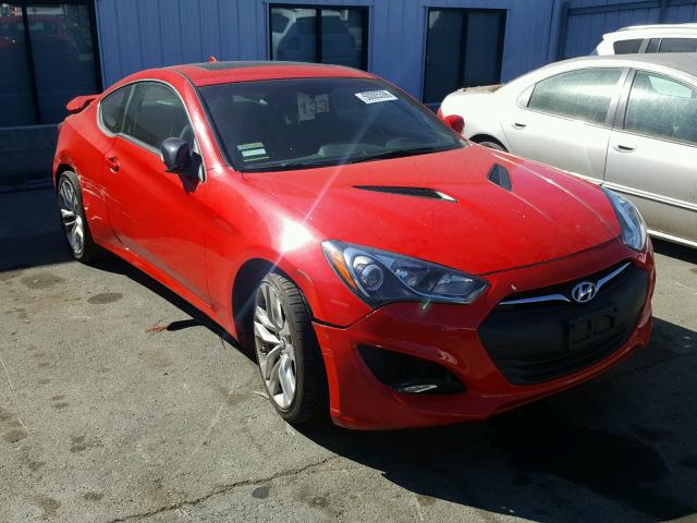 KMHHU6KJ9DU106828 - 2013 HYUNDAI GENESIS CO RED photo 1