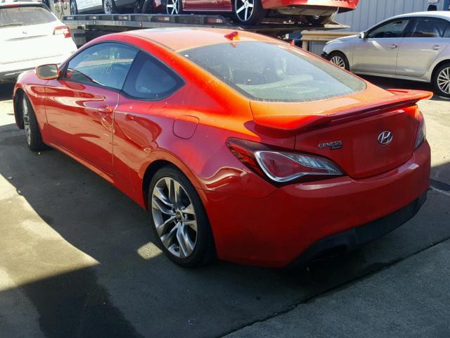 KMHHU6KJ9DU106828 - 2013 HYUNDAI GENESIS CO RED photo 3