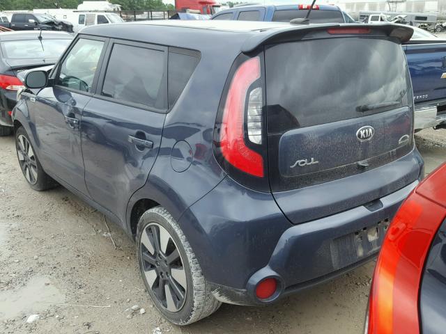 KNDJX3A55E7031352 - 2014 KIA SOUL ! BLUE photo 3