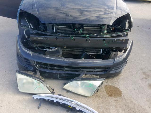 1FAHP37N97W294738 - 2007 FORD FOCUS ZX5 BLACK photo 9