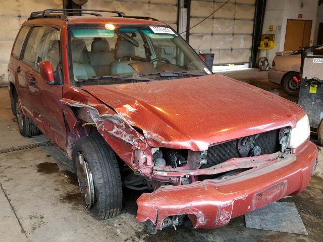JF1SF65652H733002 - 2002 SUBARU FORESTER S RED photo 1