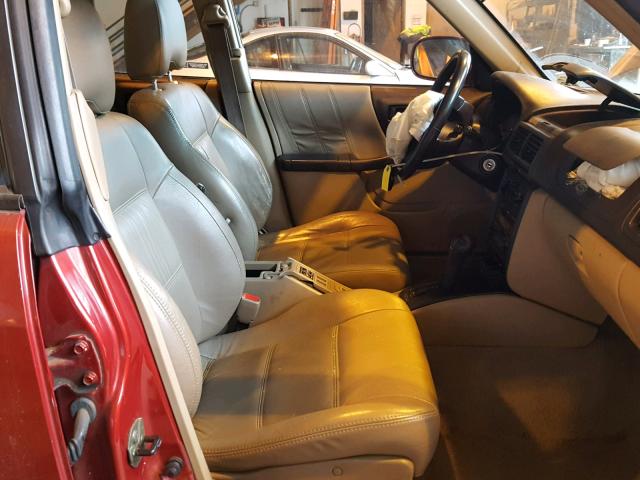 JF1SF65652H733002 - 2002 SUBARU FORESTER S RED photo 5