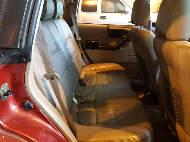 JF1SF65652H733002 - 2002 SUBARU FORESTER S RED photo 6