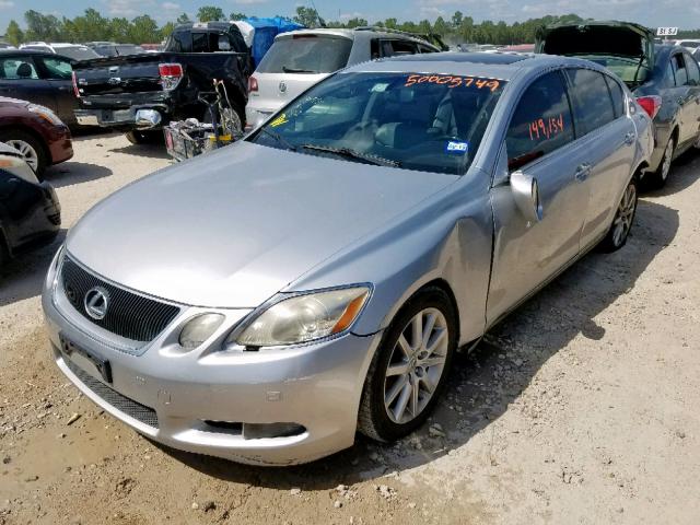 JTHBH96S665043122 - 2006 LEXUS GS 300 SILVER photo 2