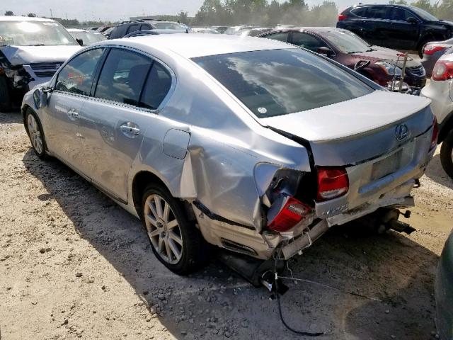 JTHBH96S665043122 - 2006 LEXUS GS 300 SILVER photo 3