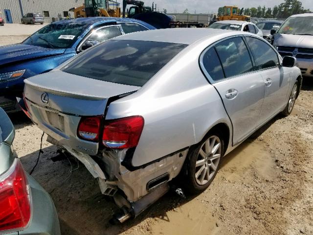 JTHBH96S665043122 - 2006 LEXUS GS 300 SILVER photo 4