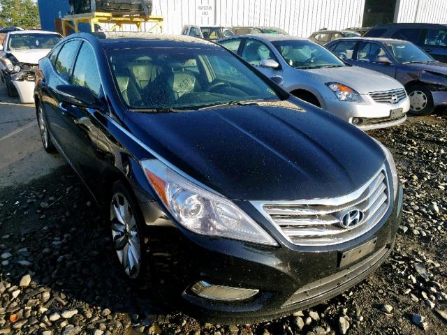 KMHFH4JG1DA327380 - 2013 HYUNDAI AZERA GLS BLACK photo 1