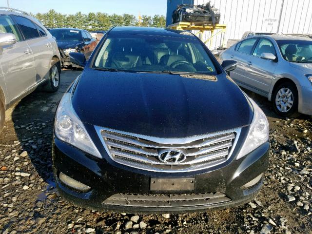 KMHFH4JG1DA327380 - 2013 HYUNDAI AZERA GLS BLACK photo 9