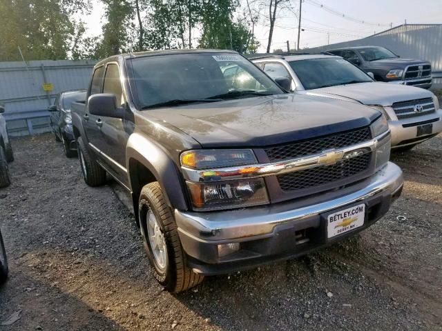 1GCDT13E178242345 - 2007 CHEVROLET COLORADO BLACK photo 1