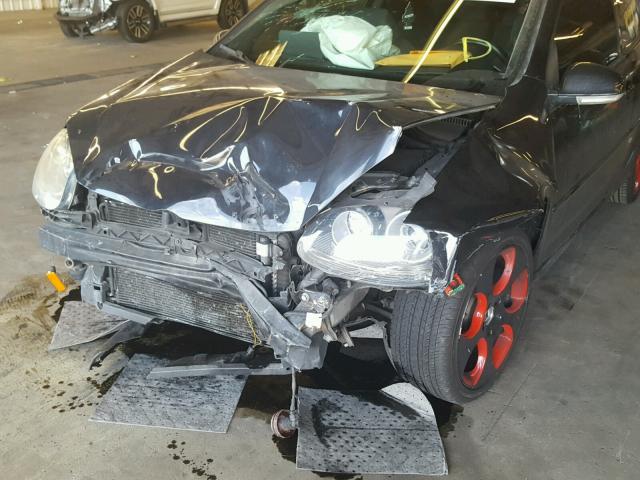 WVWEV71K46W125895 - 2006 VOLKSWAGEN NEW GTI BLACK photo 9
