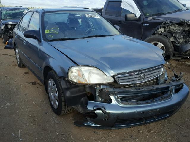 2HGEJ6614YH535153 - 2000 HONDA CIVIC BASE Mavi foto 1