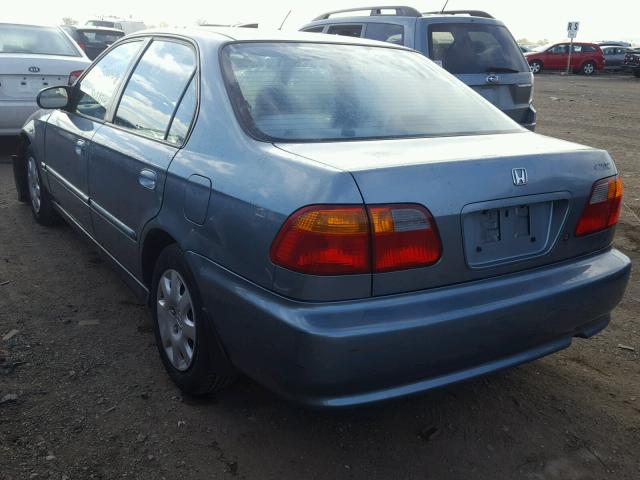2HGEJ6614YH535153 - 2000 HONDA CIVIC BASE Mavi foto 3