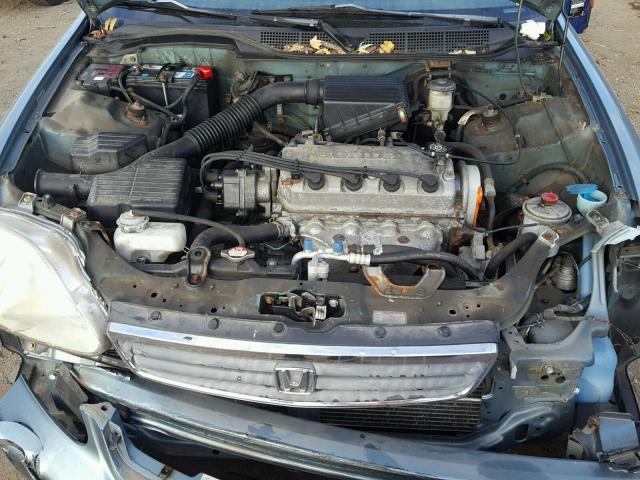 2HGEJ6614YH535153 - 2000 HONDA CIVIC BASE Mavi foto 7