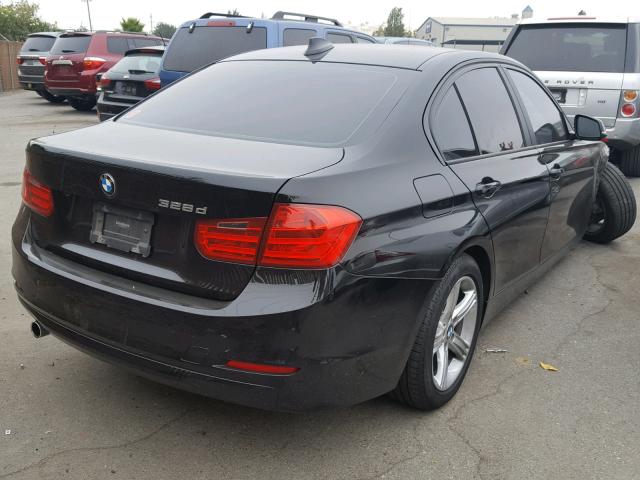 WBA3D3C51EK154512 - 2014 BMW 328 D BLACK photo 4