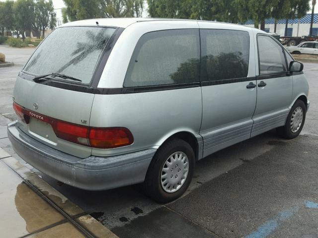 JT3AC12R5M0005444 - 1991 TOYOTA PREVIA LE BLUE photo 4