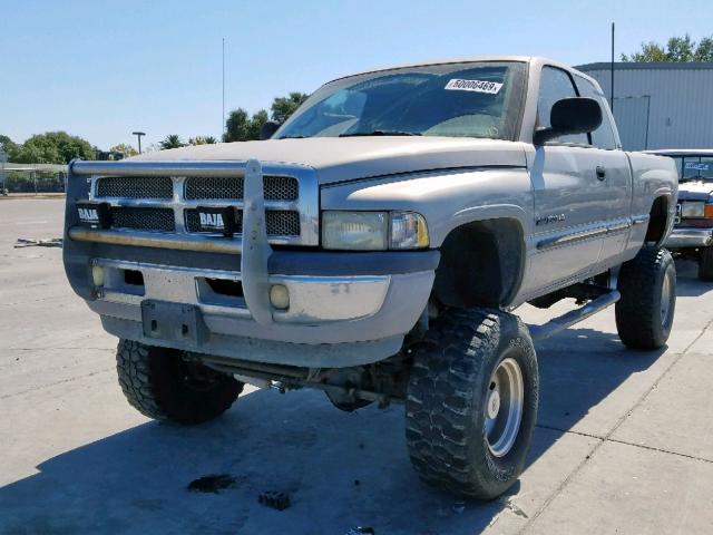 3B7KF23W4XG235221 - 1999 DODGE RAM 2500 SILVER photo 2