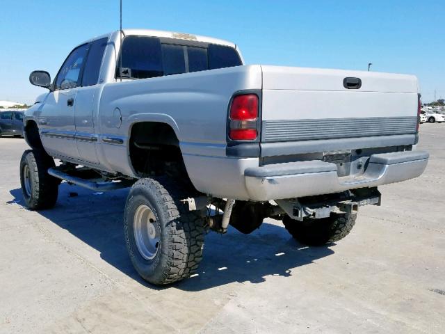 3B7KF23W4XG235221 - 1999 DODGE RAM 2500 SILVER photo 3