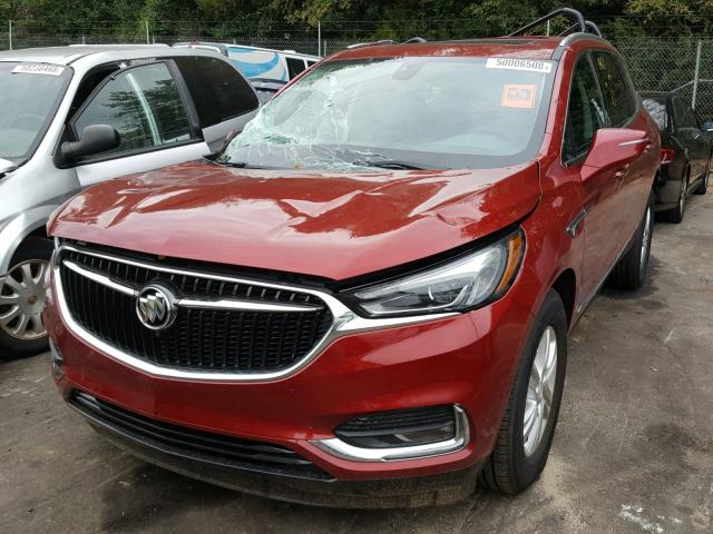 5GAERBKW3JJ281801 - 2018 BUICK ENCLAVE ES RED photo 2