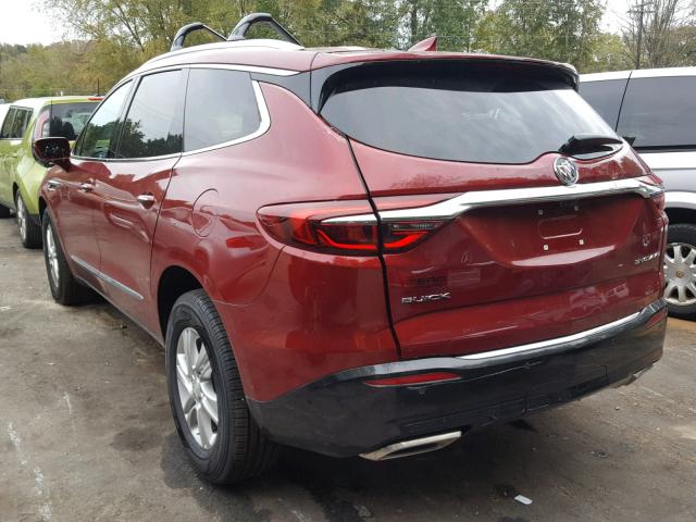 5GAERBKW3JJ281801 - 2018 BUICK ENCLAVE ES RED photo 3