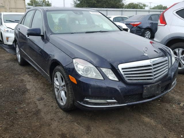 WDDHF8HB0BA270824 - 2011 MERCEDES-BENZ E 350 4MAT BLUE photo 1