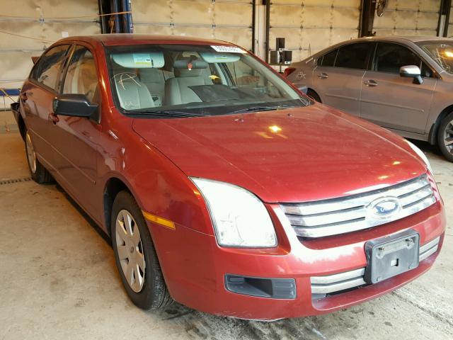 3FAHP06Z56R227929 - 2006 FORD FUSION S RED photo 1