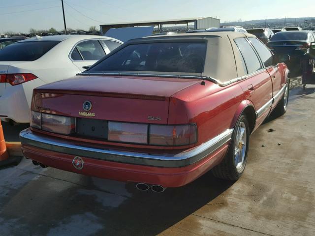 1G6KS52Y1VU841573 - 1997 CADILLAC SEVILLE SL RED photo 4