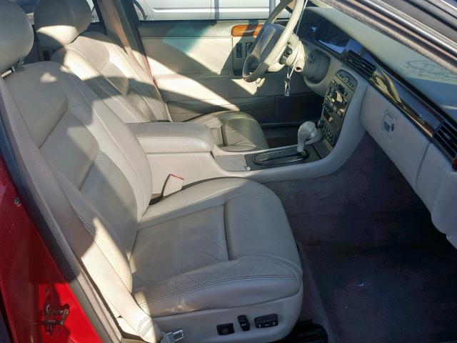 1G6KS52Y1VU841573 - 1997 CADILLAC SEVILLE SL RED photo 5