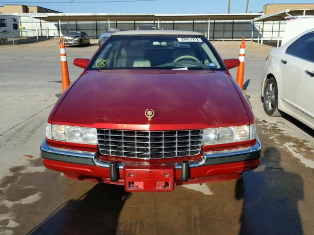 1G6KS52Y1VU841573 - 1997 CADILLAC SEVILLE SL RED photo 9