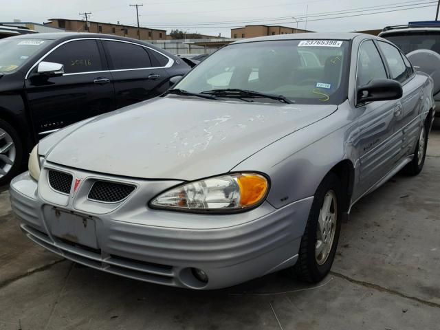 1G2NF52E7YM766309 - 2000 PONTIAC GRAND AM S SILVER photo 2