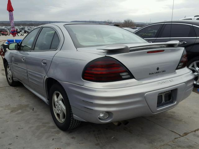 1G2NF52E7YM766309 - 2000 PONTIAC GRAND AM S SILVER photo 3