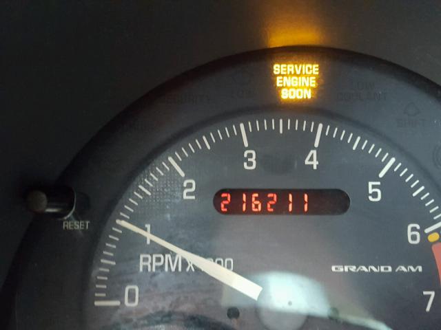 1G2NF52E7YM766309 - 2000 PONTIAC GRAND AM S SILVER photo 8