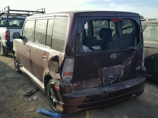 JTLKT324240146783 - 2004 TOYOTA SCION XB Bordeaux Foto 3