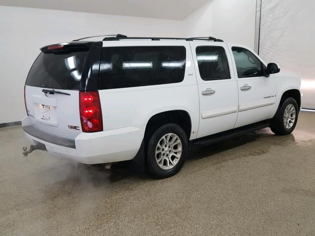 1GKFK16357J220187 - 2007 GMC YUKON XL K WHITE photo 4