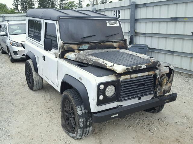 SALLDVAH7AA235780 - 1985 LAND ROVER DEFENDER WHITE photo 1