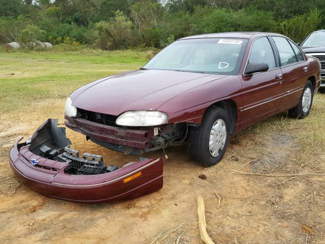 2G1WL52M1W9146476 - 1998 CHEVROLET LUMINA BAS MAROON photo 2