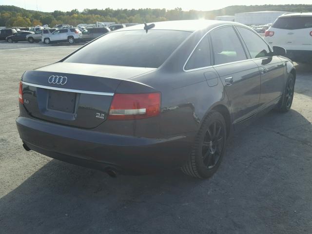 WAUDG74F25N059398 - 2005 AUDI A6 3.2 QUA GRAY photo 4