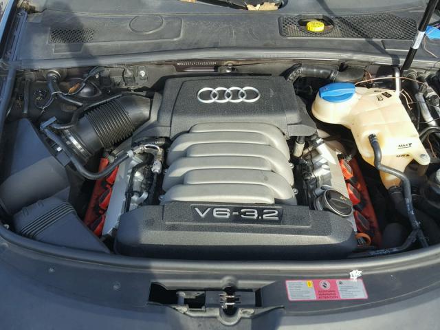 WAUDG74F25N059398 - 2005 AUDI A6 3.2 QUA GRAY photo 7