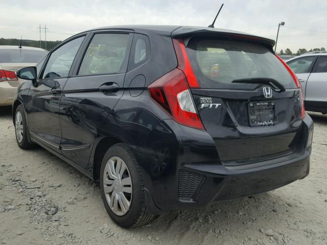 JHMGK5H52GS014081 - 2016 HONDA FIT LX BLACK photo 3