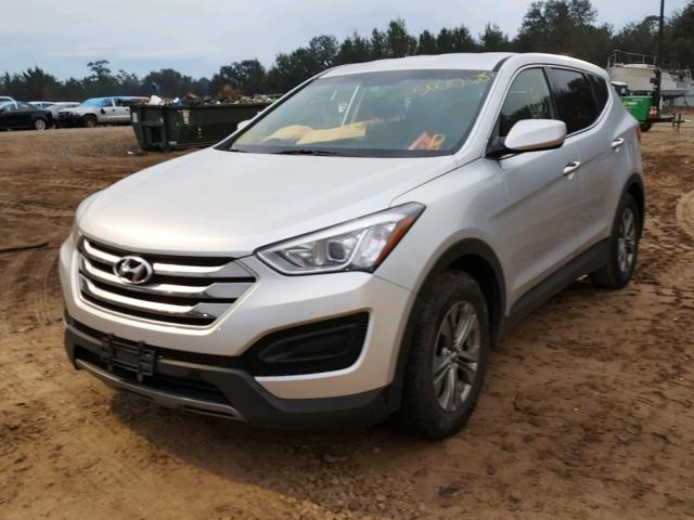 5XYZT3LB4FG249353 - 2015 HYUNDAI SANTA FE S SILVER photo 2