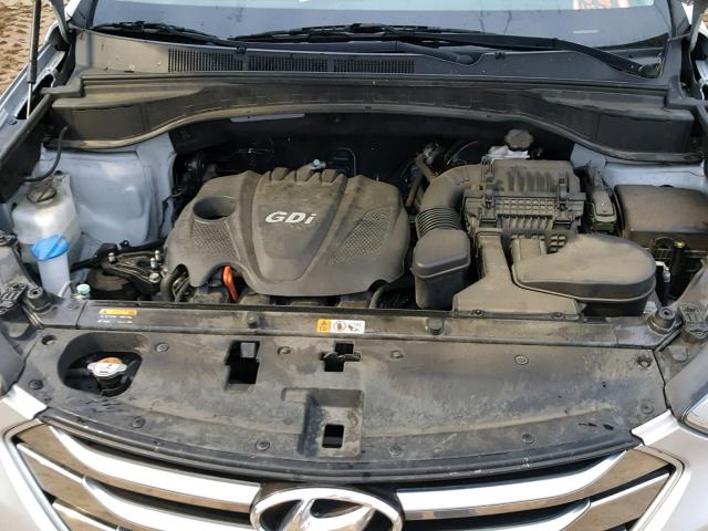 5XYZT3LB4FG249353 - 2015 HYUNDAI SANTA FE S SILVER photo 7