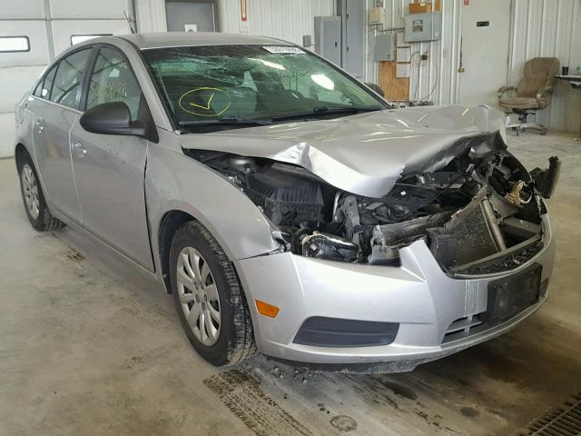 1G1PC5SH0B7150974 - 2011 CHEVROLET CRUZE LS SILVER photo 1