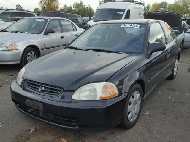 2HGEJ6440WH119918 - 1998 HONDA CIVIC DX BLACK photo 2