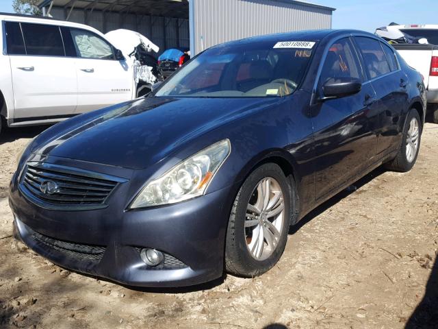 JN1DV6AP5BM830389 - 2011 INFINITI G25 BASE GRAY photo 2