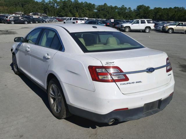 1FAHP2E87FG132297 - 2015 FORD TAURUS SEL WHITE photo 3