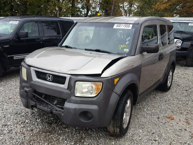 5J6YH185X3L021467 - 2003 HONDA ELEMENT EX GRAY photo 2