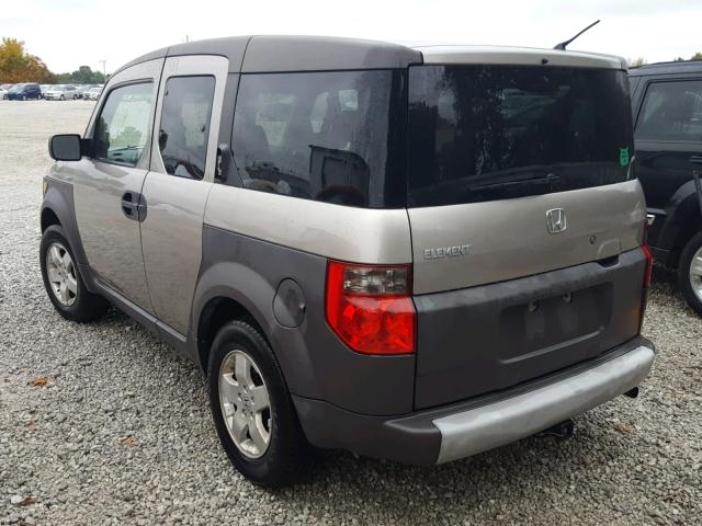 5J6YH185X3L021467 - 2003 HONDA ELEMENT EX GRAY photo 3