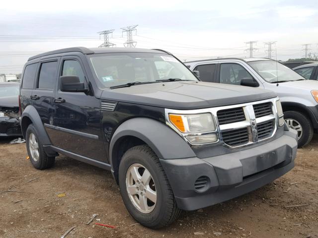 1D8GU28KX7W637779 - 2007 DODGE NITRO SXT BLACK photo 1