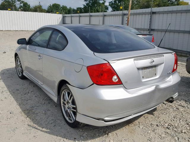 JTKDE177150022388 - 2005 TOYOTA SCION TC ვერცხლისფერი ფოტო 3