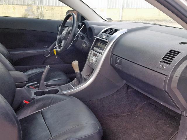 JTKDE177150022388 - 2005 TOYOTA SCION TC ვერცხლისფერი ფოტო 5