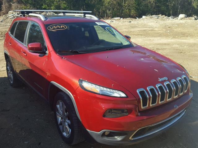 1C4PJLDBXEW157533 - 2014 JEEP CHEROKEE L RED photo 1